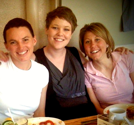Sara, Abby and me