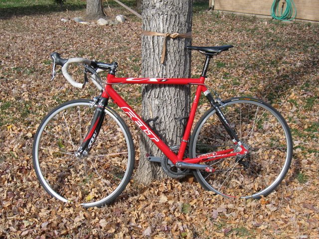 red bike